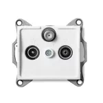   KANLUX 25103 LOGI 02-1350-002 Antenna csatlakozó TV/R/SAT aljzat végzáró