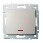   KANLUX 25138 LOGI 02-1110-103 Jelzőfényes egypólusú kapcsoló
10AX - 250V~