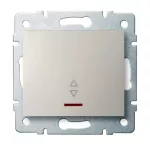   KANLUX 25141 LOGI 02-1140-103 Jelzőfényes alternatív kapcsoló
10AX - 250V~
