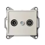  KANLUX 25160 LOGI 02-1330-003 Antenna csatlakozó TV/FM aljzat, végzáró