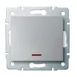   KANLUX 25197 LOGI 02-1110-143 Jelzőfényes egypólusú kapcsoló
10AX - 250V~