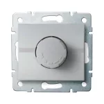   KANLUX 25201 LOGI 02-1160-143 Tekerőgombos fényerőszabályozó 500W szűrővel
10AX - 250V~, 500W