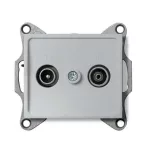   KANLUX 25219 LOGI 02-1330-043 Antenna csatlakozó TV/FM aljzat, végzáró