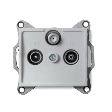 KANLUX 25220 LOGI 02-1340-043 Antenna csatlakozó TV/R/SAT aljzat átmenő