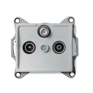 KANLUX 25221 LOGI 02-1350-043 Antenna csatlakozó TV/R/SAT aljzat végzáró