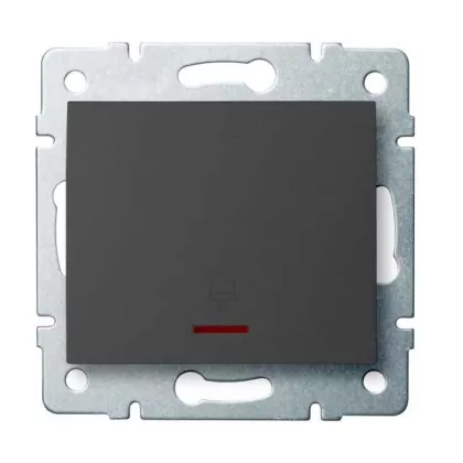   KANLUX 25253 LOGI 02-1080-141 Jelzőfényes csengő nyomókapcsoló
10AX - 250V~