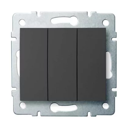   KANLUX 25254 LOGI 02-1090-141 Hármas csillárkapcsoló
10AX - 250V~
