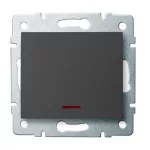   KANLUX 25256 LOGI 02-1110-141 Jelzőfényes egypólusú kapcsoló
10AX - 250V~