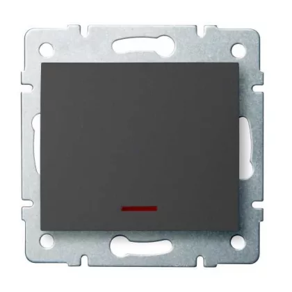  KANLUX 25256 LOGI 02-1110-141 Jelzőfényes egypólusú kapcsoló
10AX - 250V~