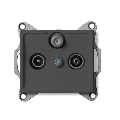   KANLUX 25280 LOGI 02-1350-041 Antenna csatlakozó TV/R/SAT aljzat végzáró