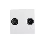   KANLUX 25327 BIURO 02-1330-102 Antenna csatlakozó TV/FM aljzat, végzáró