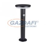   KANLUX 25772 LED kültéri állólámpa napelemes mozgásérzékelős 3.7V max.5W 4000K 500lm IP44 fekete beépített LED A++ -> A