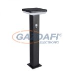   KANLUX 25775 LED kültéri állólámpa napelemes mozgásérzékelős 3.7V max.5W 4000K 500lm IP44 fekete beépített LED A++ -> A