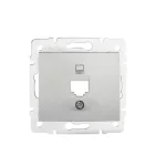   KANLUX 25922 DOMO 01-1399-043 Csatlakozó aljzat burkolat (RJ45 Jack), aljzat nélkül
