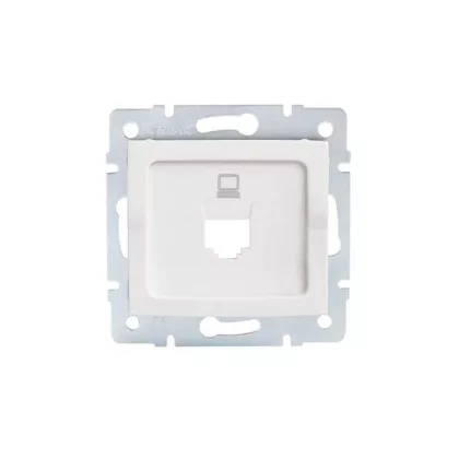   KANLUX 25926 LOGI 02-1399-002 Csatlakozó aljzat burkolat (RJ45 Jack), aljzat nélkül