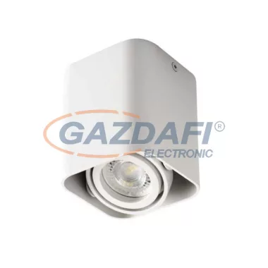 KANLUX 26114 falon kívüli spot lámpa 220V max. 25W IP20 fehér szögletes GU10 KANLUX 26114 falon kívüli spot lámpa 220V max. 25W IP20 fehér szögletes GU10
