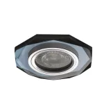   KANLUX 26715 spot lámpa dekorációs keret foglalat nélkül 12V max. 35W IP20 fekete kerek