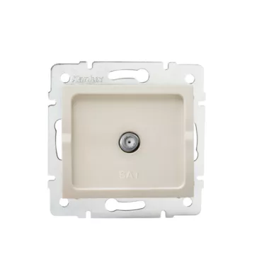 KANLUX 27127 LOGI 02-1301-003 krém F típusú antenna aljzat