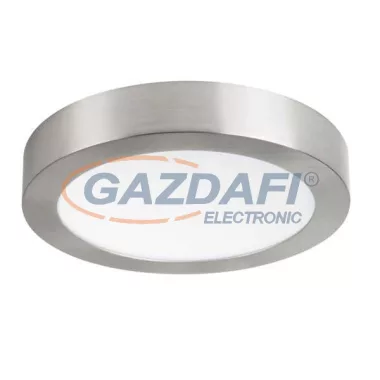 KANLUX 27211 LED panel, falon kívüli 220V 18W 4000K 1200lm IP20 szatén nikkel kerek beépített LED A++ -> A 215mm