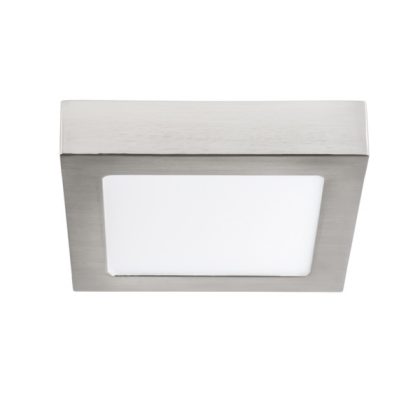   KANLUX 27212 LED panel, falon kívüli 220V 12W 4000K 720lm IP20 szatén nikkel szögletes beépített LED A++ -> A 170x170mm