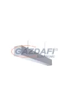 KANLUX 28079 AL 11W-840-MAT-SR LED Lámpatest, IP20, 4000 K, 1200 Lm, ezüst KANLUX 28079 AL 11W-840-MAT-SR LED Lámpatest, IP20, 4000 K, 1200 Lm, ezüst