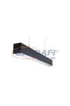 KANLUX 28101 AL 17W-840-MPR-B LED Lámpatest, IP20, 4000 K, 1450 Lm, fekete