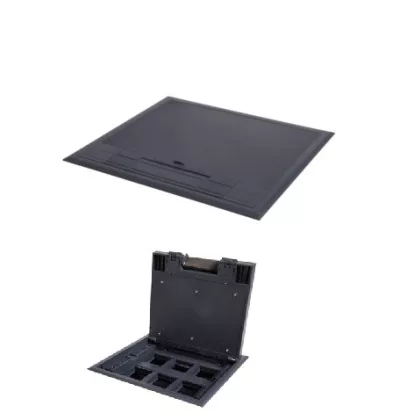   KANLUX 28300 BIURO+ 04-0011-100 padlódoboz Műanyag padlódoboz 6xM45 250V AC 16A IP20 antracit