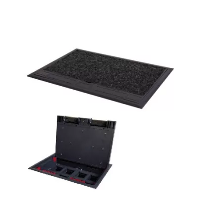   KANLUX 28305 BIURO+ 04-0023-100 padlódoboz Műanyag padlódoboz 8xM45 250V AC 16A IP20 kitöltendő