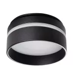 KANLUX 29237 spot lámpa dekorációs keret foglalat nélkül 12V max. 10W IP20 fekete kerek
