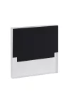 KANLUX 29853 SABIK LED B-WW lépcsővilágító lámpa 12V DC 0.8W 12V DC 13lm 3000K IP20 fekete