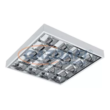 KANLUX 31057 tükrös armatúra T8, fényforrás nélkül, falon kívüli 220V 4x max.18W IP20 szögletes G13 A++ -> B KANLUX 31057 tükrös armatúra T8, fényforrás nélkül, falon kívüli 220V 4x max.18W IP20 szögletes G13 A++ -> B
