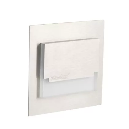   KANLUX 32490 SABIK MINI LED NW lépcsővilágító lámpa 12V DC 0.8W 12V DC 14lm 4000K IP20 rozsdamentes acél
