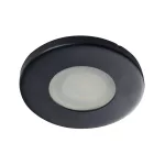 KANLUX 32501 Süllyesztett spot lámpa 12V max.35W IP44 fekete kerek GX5, 3 A++ -> E