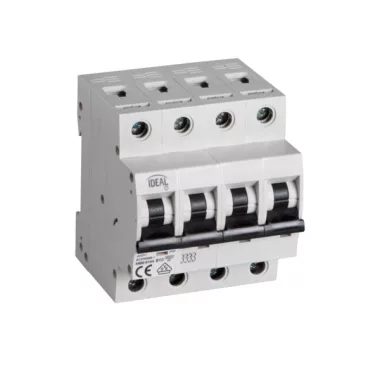 KANLUX 32593 KMB6-B10/4 kismegszakító 400V AC 10A IP20 KANLUX 32593 KMB6-B10/4 kismegszakító 400V AC 10A IP20