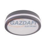   KANLUX 32941 Mennyezeti/fali lámpa 220V 18W 4000K 1550lm IP54 grafit kerek beépített LED A++ -> A