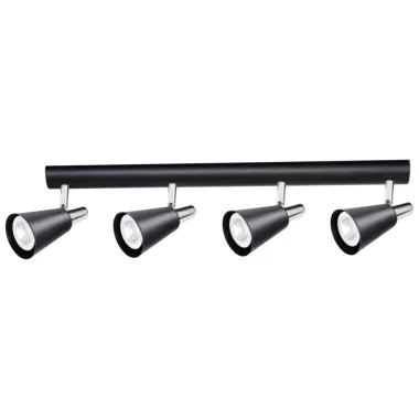 KANLUX 33097 SEMPRA EL-4I B-SR lámpa GU10  4 x max 10W 220-240V AC GU10 IP20 fekete