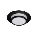   KANLUX 33165 AGEO DSO-B dekorációs keret  max 10W 12V AC; 12V DC; 220-240V AC Gx5,3/GU10 IP20 fekete