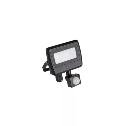   KANLUX 33205 ANTEM LED 10W-NW-SE B reflekt. mozgásérzékelővel 10W 220-240V AC 800lm 4000K IP44 fekete
