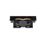   KANLUX 33239 TEAR N ICON-I B egyenes belső csatlakozó 3F fekete IP20