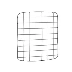 KANLUX 33482 FL AGOR HI GRID 240W rács  fekete