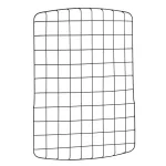 KANLUX 33483 FL AGOR HI GRID 300W rács  fekete
