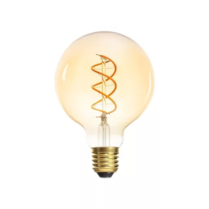   KANLUX 33518 XLED G95 4W-SW fényforrás E27 4W 220-240V AC 250lm E27 1800K borostyán