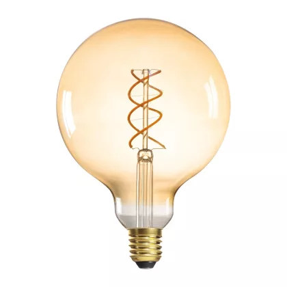   KANLUX 33519 XLED G125 4W-SW fényforrás E27 4W 220-240V AC 250lm E27 1800K borostyán