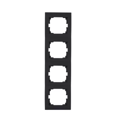 KANLUX 33580 LOGI 02-1540-042 fekete Négyes keret, függőleges matt fekete