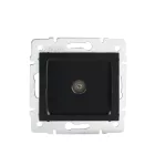   KANLUX 33586 LOGI 02-1300-042 fekete Antenna csatlakozó aljzat matt fekete