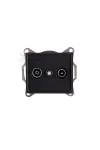 KANLUX 33588 LOGI 02-1330-042 fekete Antenna csatlakozó aljzat matt fekete