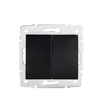 KANLUX 33617 LOGI 02-1010-142 fekete Csillárkapcsoló (105) 250V AC IP20 matt fekete