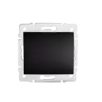   KANLUX 33619 LOGI 02-1070-142 fekete Kereszt váltó kapcsoló (107) 250V AC IP20 matt fekete