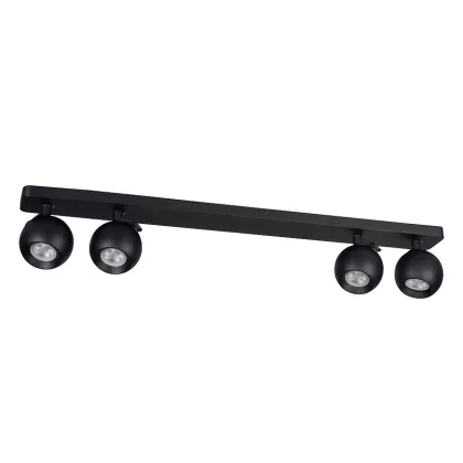   KANLUX 33681 GALOBA EL-4I B lámpa fali-mennyezeti lámpa 4 x max 35W 220-240V AC GU10 IP20 fekete