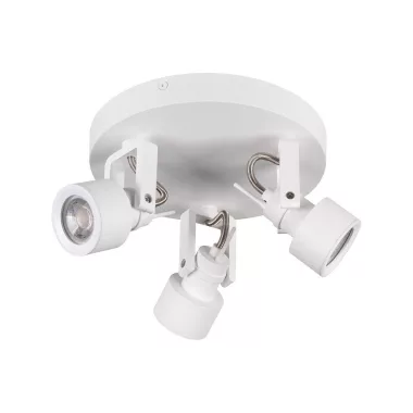 KANLUX 34927 SONDA II EL-3O W lámpa fali-mennyezeti lámpa 3 x max 10W 220-240V AC GU10 IP20 fehér